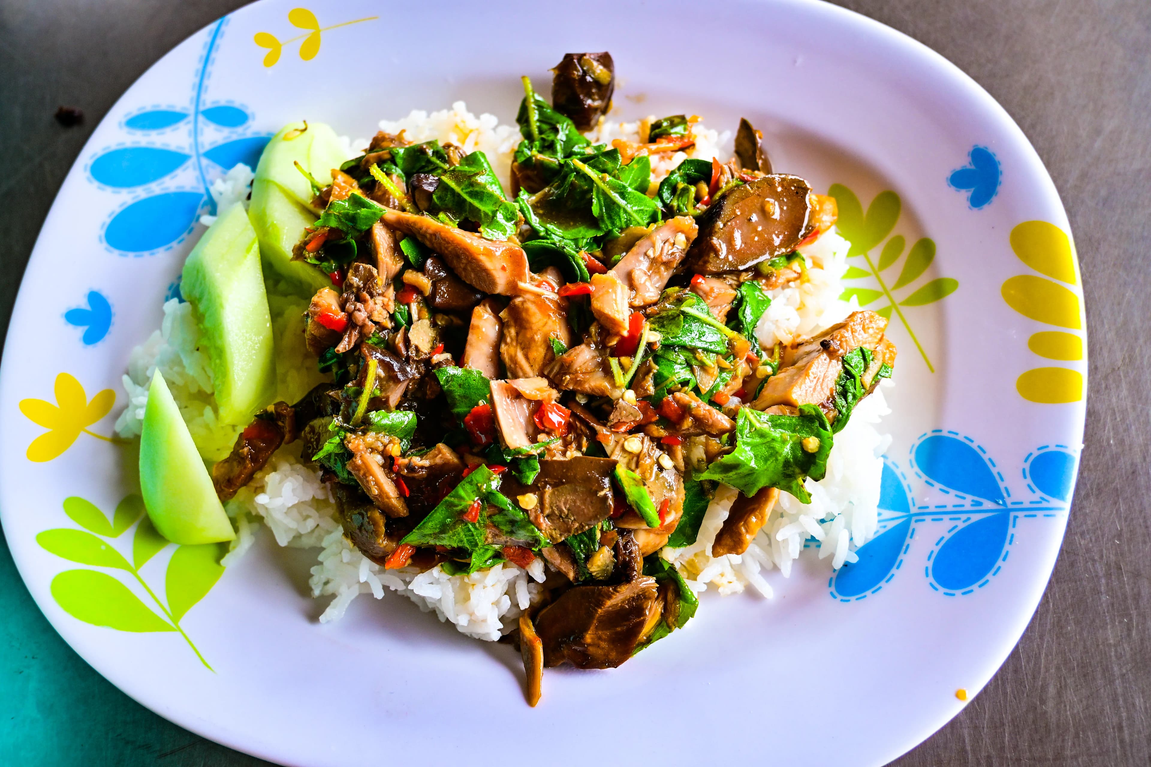 ข้าวกะเพราเป็ด